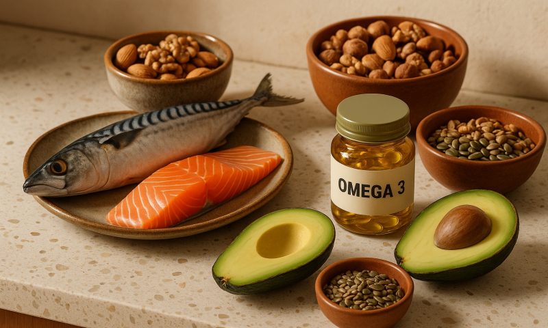 A_photograph_displays_omega-3_rich_foods_arranged_compressed
